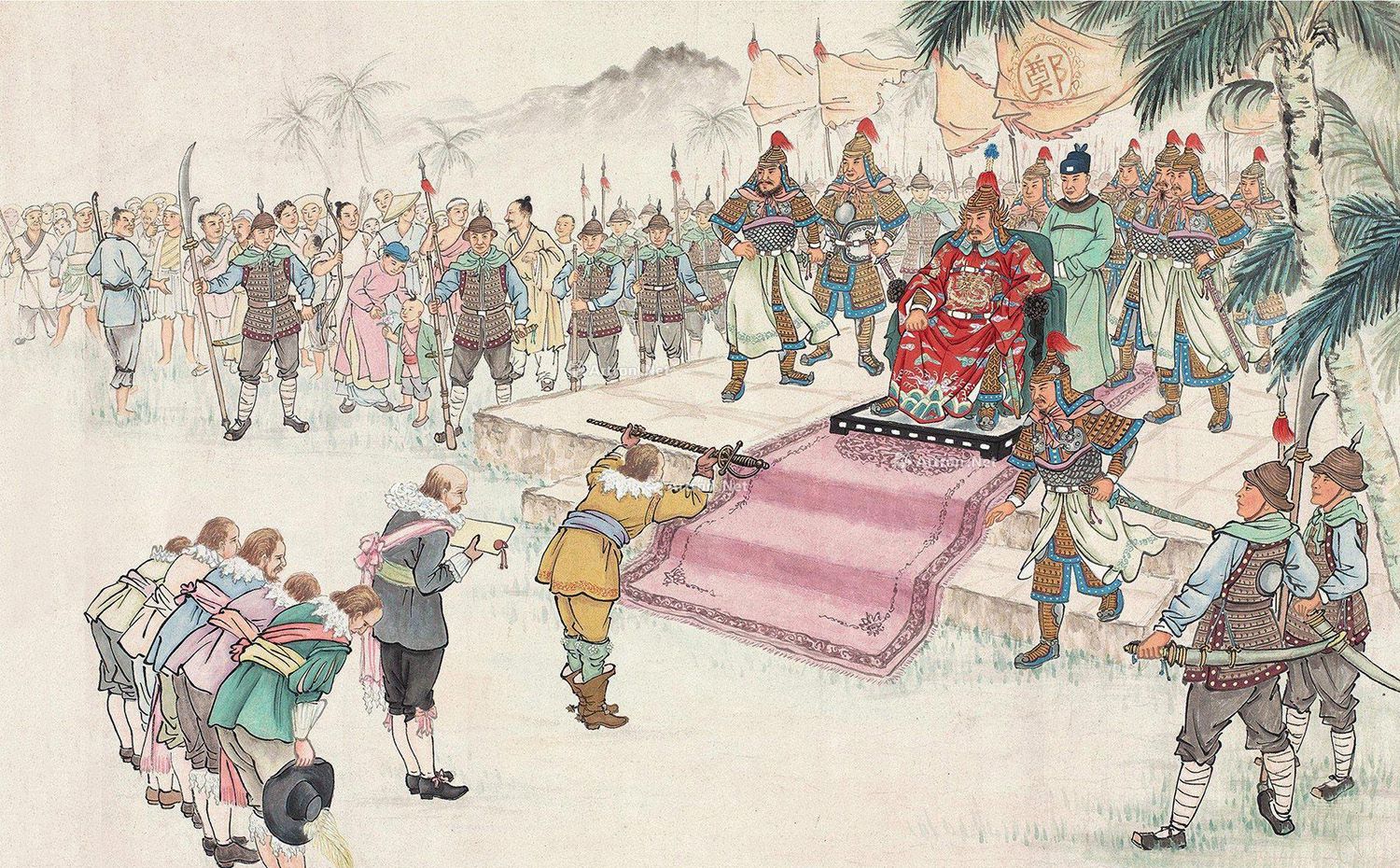 郑成功_民族英雄郑成功简介_郑成功收复台湾的故事