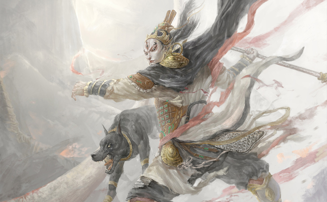 二郎神杨戬的师傅_杨戬的武器_杨戬劈山救母