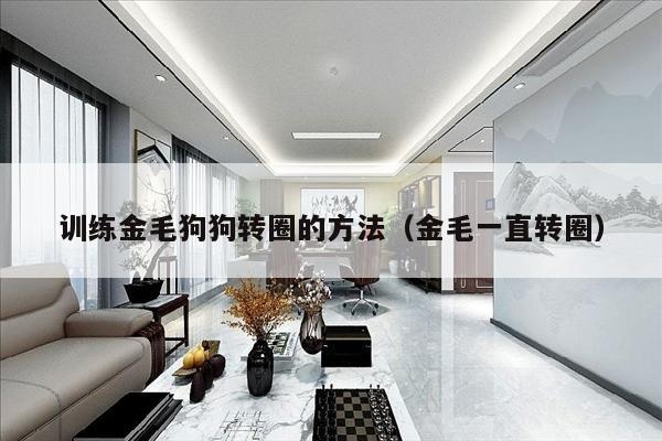 训练金毛狗狗转圈的方法（金毛一直转圈）