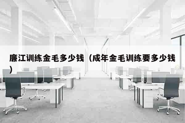 廉江训练金毛多少钱（成年金毛训练要多少钱）