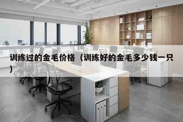 训练过的金毛价格（训练好的金毛多少钱一只）