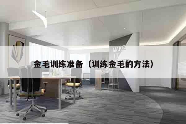 金毛训练准备（训练金毛的方法）