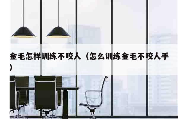 金毛怎样训练不咬人（怎么训练金毛不咬人手）