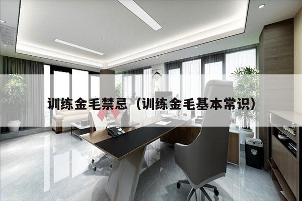 训练金毛禁忌（训练金毛基本常识）