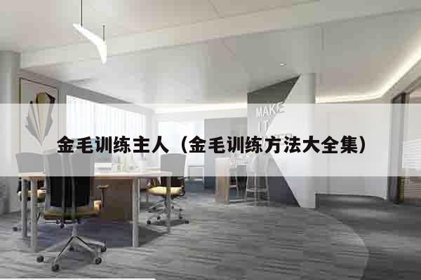 金毛训练主人（金毛训练方法大全集）