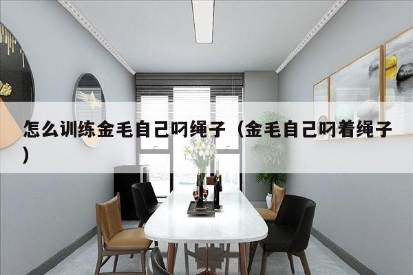 怎么训练金毛自己叼绳子（金毛自己叼着绳子）