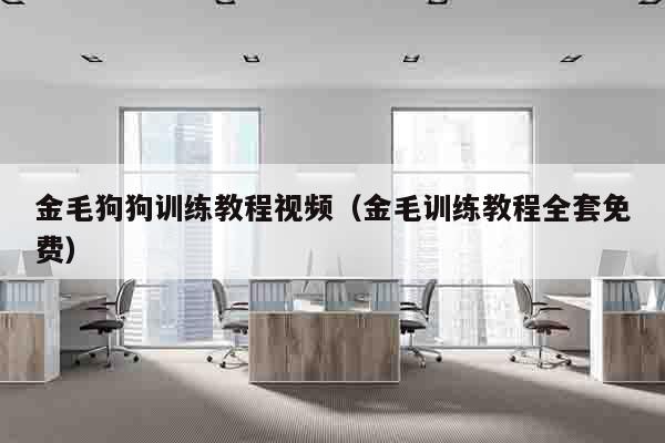 金毛狗狗训练教程视频（金毛训练教程全套免费）