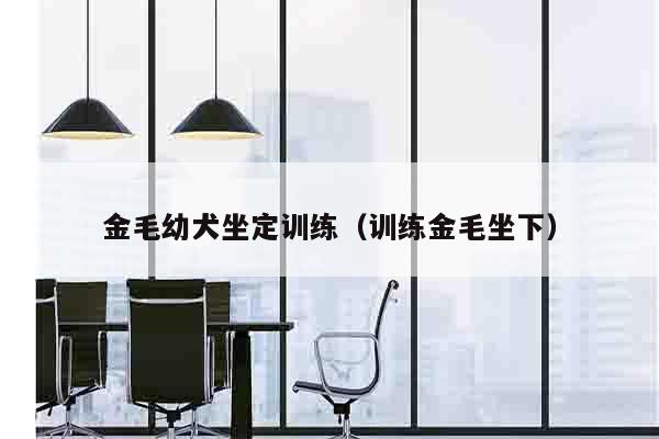 金毛幼犬坐定训练（训练金毛坐下）