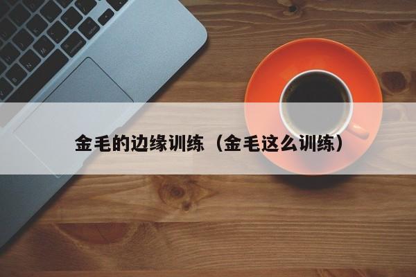 金毛的边缘训练（金毛这么训练）