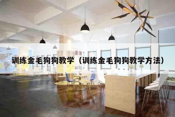 训练金毛狗狗教学（训练金毛狗狗教学方法）