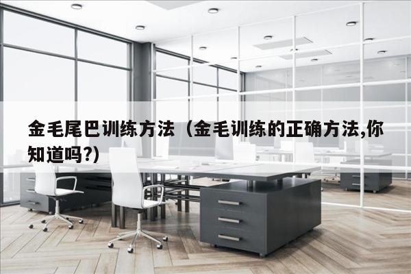 金毛尾巴训练方法（金毛训练的正确方法,你知道吗?）
