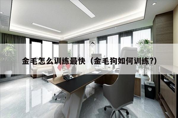 金毛怎么训练最快（金毛狗如何训练?）