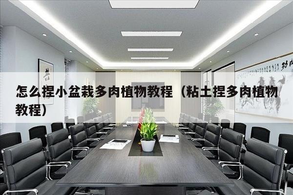 怎么捏小盆栽多肉植物教程（粘土捏多肉植物教程）