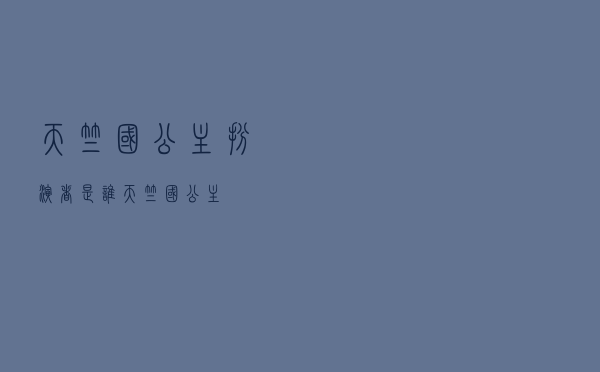 天竺国公主扮演者是谁（天竺国公主）