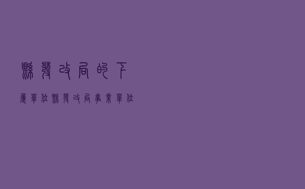 县发改局的下属单位（县发改局事业单位岗位职责）