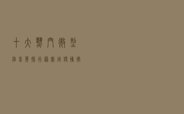 十大热门微型录音笔排行榜（实用便携微型录音笔推荐）