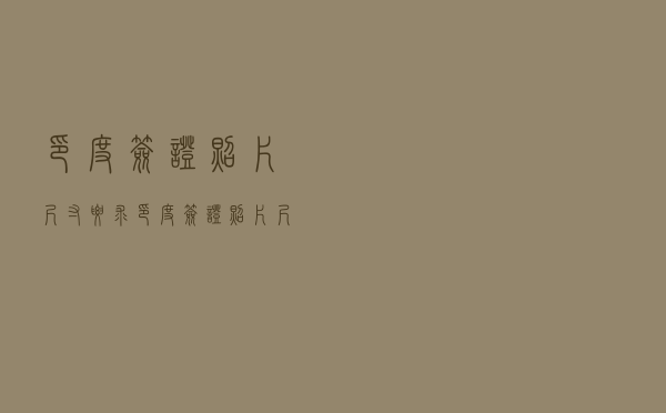 印度签证照片尺寸要求（印度签证照片尺寸是多少）