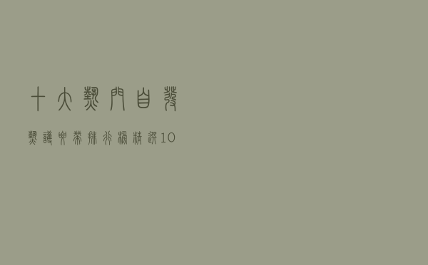十大热门自发热护腰带排行榜（精选10款自发热护腰带品牌产品）
