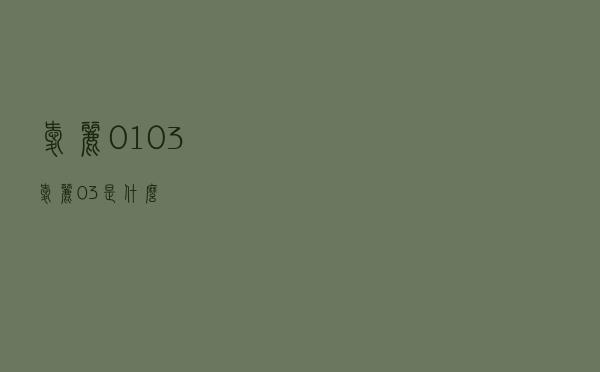 爱丽 01 03（爱丽03%是什么）