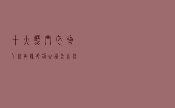 十大热门衣物干洗剂排行榜（去渍免水洗干洗剂推荐）