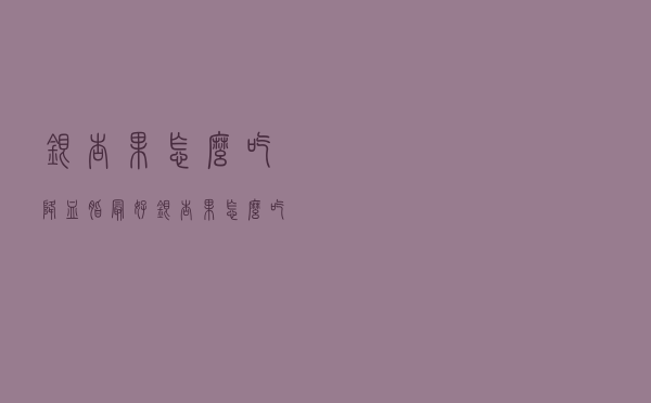 银杏果怎么吃降血脂最好（银杏果怎么吃）