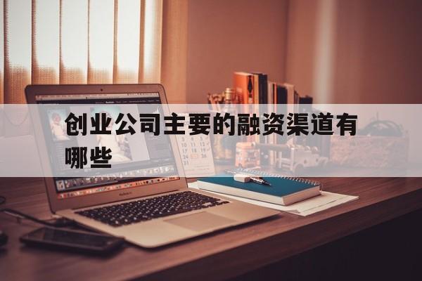 创业公司主要的融资渠道有哪些(你认为创业公司有哪些融资选择?)